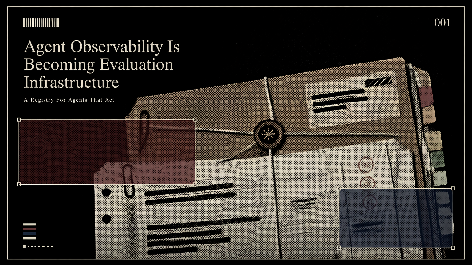 Evidence packet representing trace records and eval scores for production AI agents