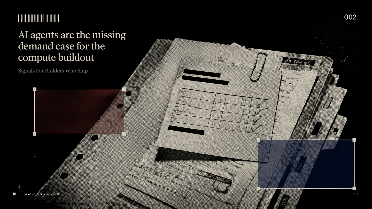 Marked evidence packet representing validation and provenance in agent runs