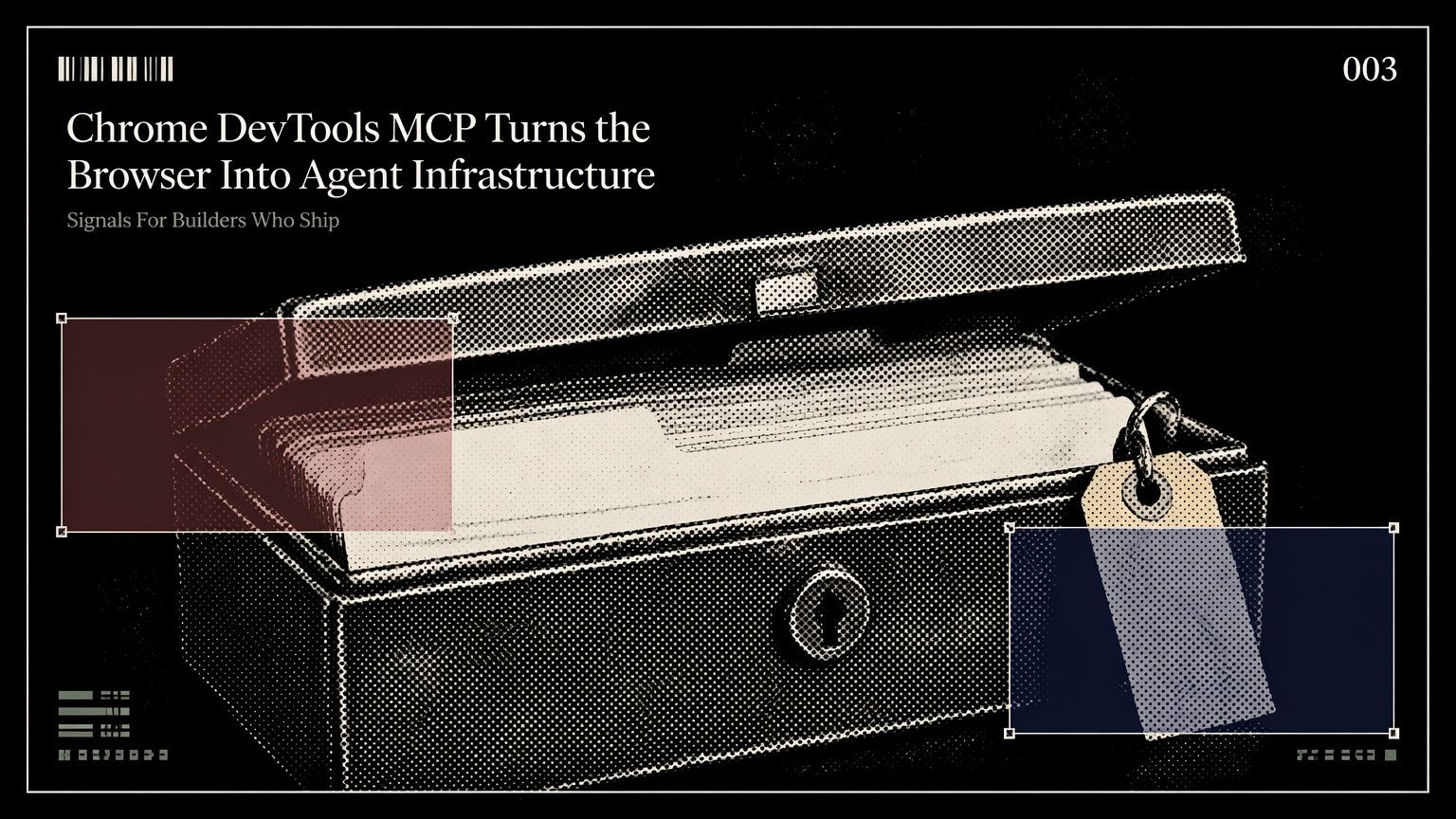 Metal lockbox symbolizing secure browser sessions for agents