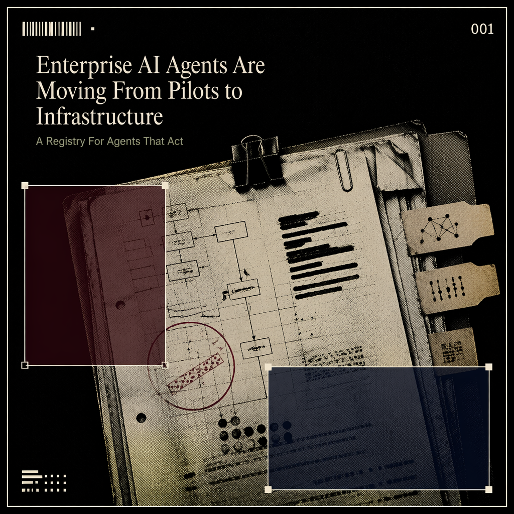 Marked enterprise workflow evidence packet representing production AI agent infrastructure