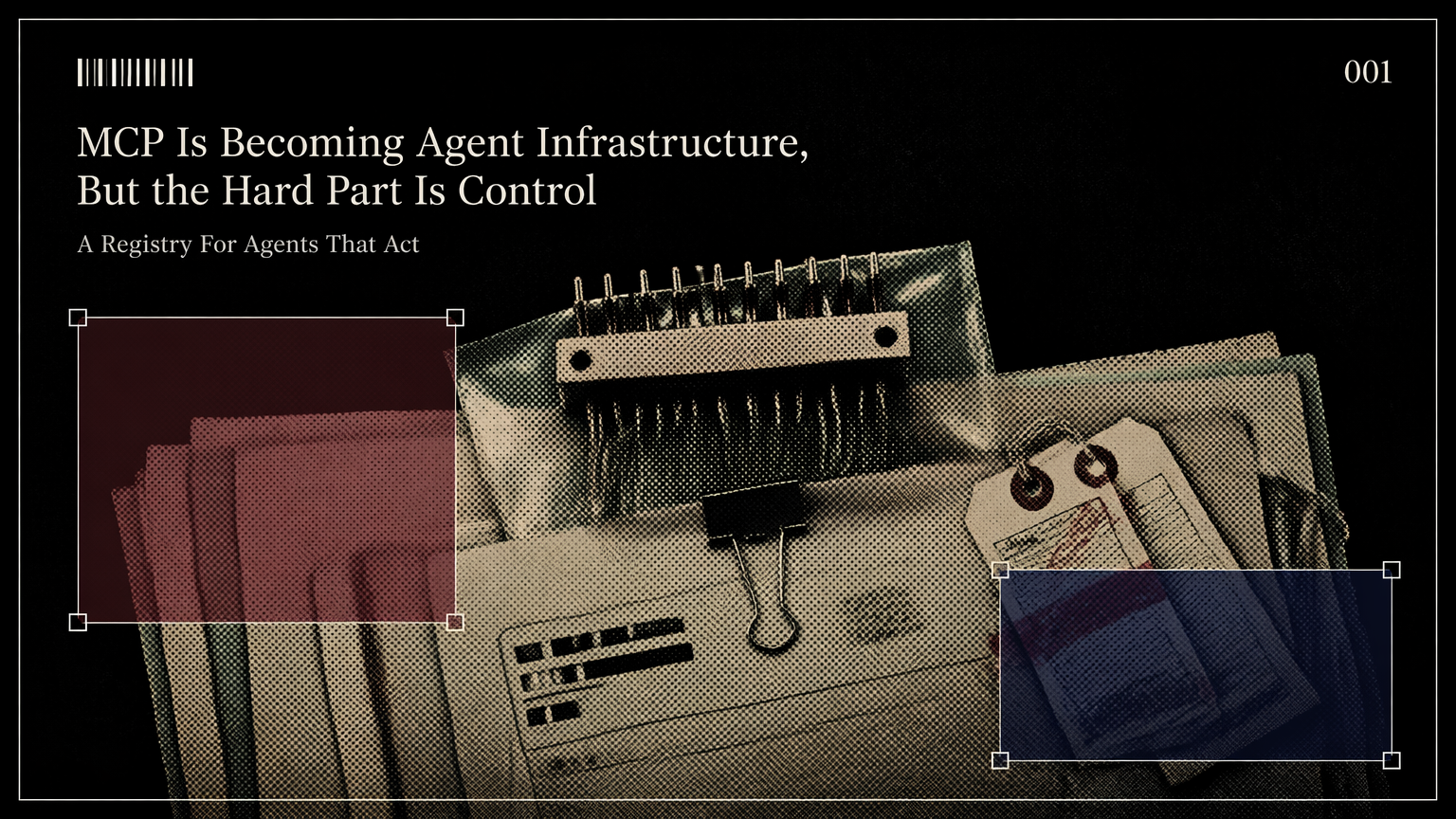An evidence packet representing MCP servers as controlled agent infrastructure