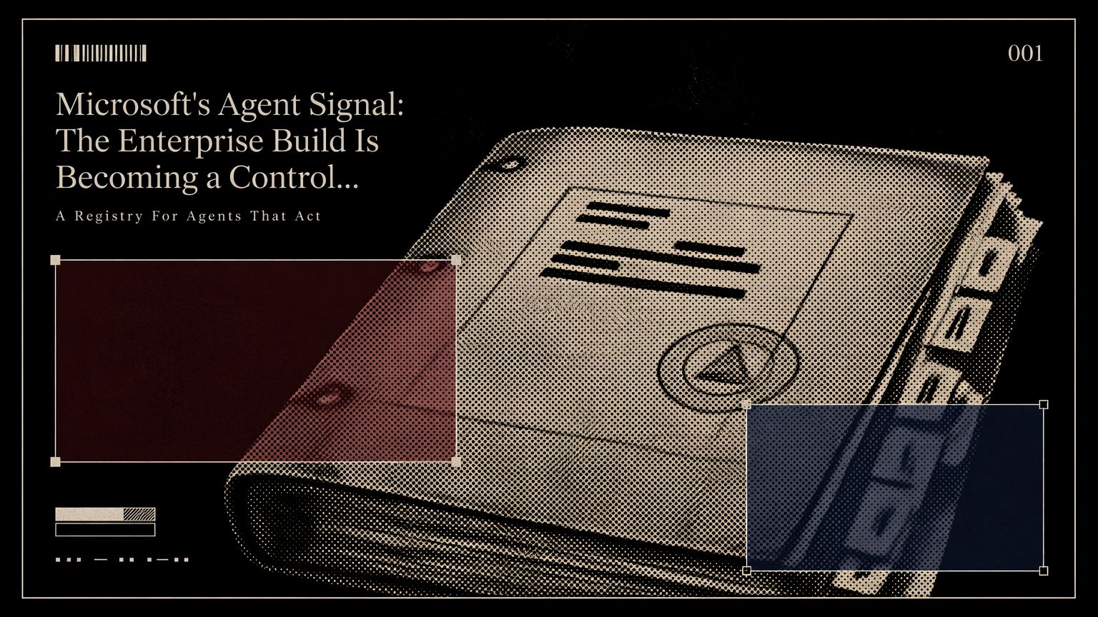 A stamped operations ledger representing enterprise agent control plane infrastructure