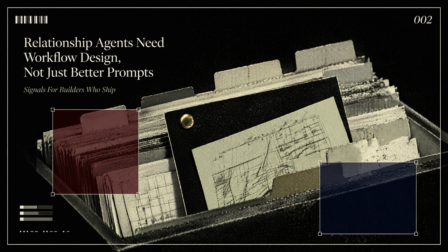 An evidence packet of sourced notes showing how an agent separates facts from inference